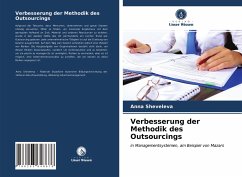 Verbesserung der Methodik des Outsourcings - Sheveleva, Anna