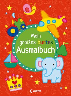 Mein großes buntes Ausmalbuch (Elefant)