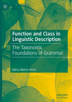 Function and Class in Linguistic Description - Perini, Mário Alberto