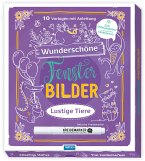 Trötsch Wunderschöne Fensterbilder mit Kreidemarker Mappe mit Vorlagen und Kreidemarker Lustige Tiere Trötsch Wunderschöne Fensterbilder mit Kreidemarker Mappe mit Vorlagen und Kreidemarker Lustige Tiere