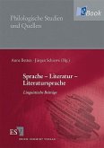 Sprache - Literatur - Literatursprache (eBook, PDF)