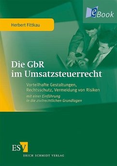 Die GbR im Umsatzsteuerrecht (eBook, PDF) - Fittkau, Herbert