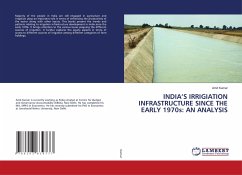 India¿s Irrigiation infrastructure since the Early 1970s: An Analysis - Kumar, Amit