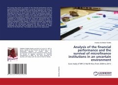 Analysis of the financial performance and the survival of microfinance institutions in an uncertain environment