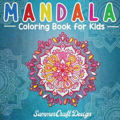 Mandala Coloring Book for Kids - Design, Summer Craft