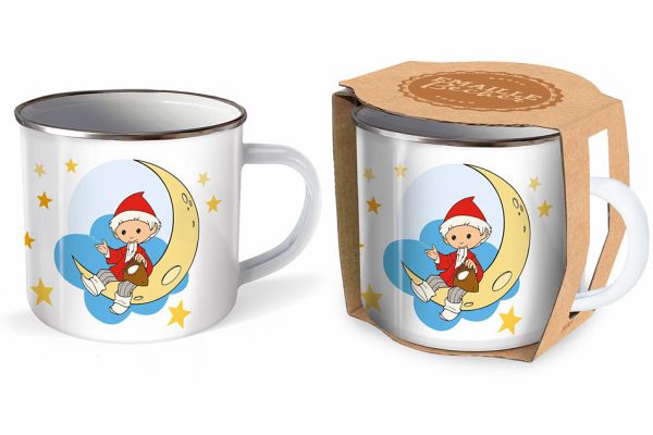 Trötsch Unser Sandmännchen Emaille Becher Tasse Sandmann Trötsch Unser Sandmännchen Emaille Becher Tasse Sandmann