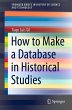 How to Make a Database in Historical... - Bild 1