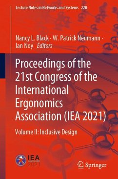 Cover Proceedings of the 21st Congress of the International Ergonomics Association (IEA 2021) (eBook, PDF)