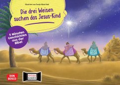 Die drei Weisen suchen das Jesus-Kind. Kamishibai Bildkartenset - Hebert, Esther;Rensmann, Gesa
