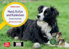 Hund, Katze und Kaninchen. Unsere Haustiere. Kamishibai Bildkarten und Memo-Spiel - Lehner, Monika