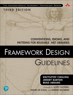 Framework Design Guidelines (eBook, ePUB) - Cwalina, Krzysztof; Barton, Jeremy; Abrams, Brad
