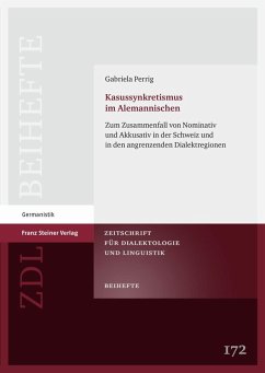 Kasussynkretismus im Alemannischen (eBook, PDF) - Perrig, Gabriela