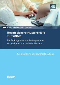 Rechtssichere Musterbriefe zur VOB/B (eBook, PDF) - Sperling, Axel C.; Sperling, Rosina