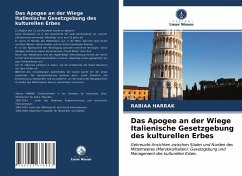 Das Apogee an der Wiege Italienische Gesetzgebung des kulturellen Erbes - HARRAK, RABIAA