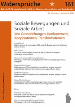 Cover Soziale Bewegungen und Soziale Arbeit
