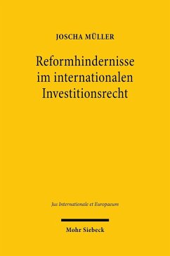 Cover Reformhindernisse im internationalen Investitionsrecht (eBook, PDF)