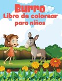 Burro libro de colorear para niños