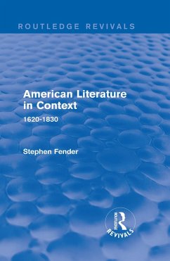 Cover American Literature in Context (eBook, PDF)
