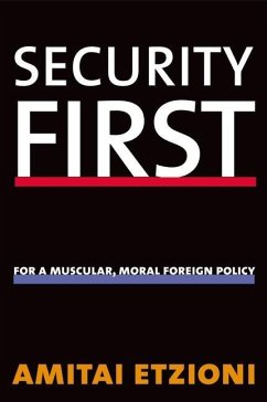 Security First (eBook, PDF) - Etzioni, Amitai