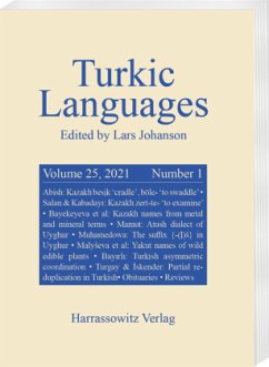 Turkic Languages 25 (2021) 1