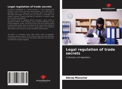 Cover Legal regulation of trade secrets