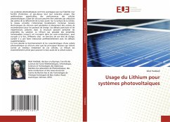 Usage du Lithium pour systèmes photovoltaïques - Haddadi, Ikbel