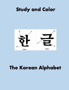 Study and Color The Korean Alphabet - Hallback, D. A.