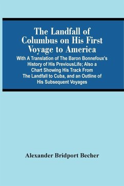 Cover The Landfall Of Columbus On His First Voyage To America