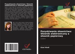 Pozyskiwanie s¿ownictwa: S¿ownik elektroniczny a s¿ownik papierowy - Hindi, Gizel