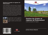 Gestion de projets et régimes de financement