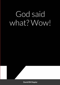 God said what? Wow! - Napier, David