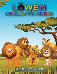 Cover Löwen Malbuch für Kinder