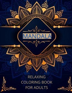 Mandala relaxing coloring book for adults - Dixon, Wally