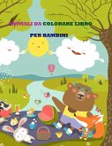 Animali da colorare libro per bambini