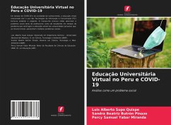 Educação Universitária Virtual no Peru e COVID-19 - Supo Quispe, Luis Alberto; Butrón Pinazo, Sandra Beatriz; Yabar Miranda, Percy Samuel