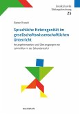 Sprachliche Heterogenität im gesellschaftswissenschaftlichen Unterricht