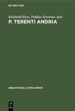 Cover P. Terenti Andria (eBook, PDF)
