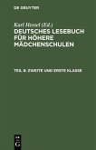 Zweite und Erste Klasse (eBook, PDF)