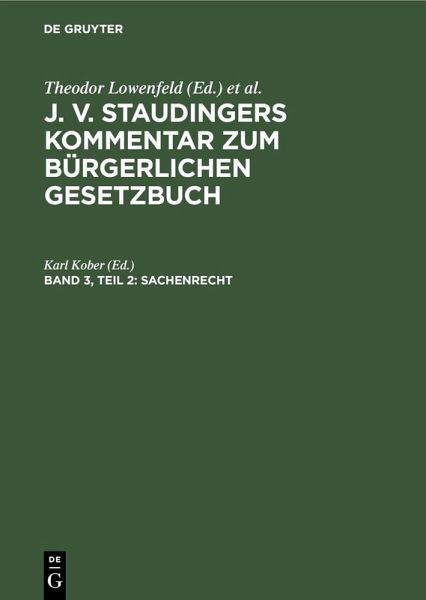 Sachenrecht (eBook, PDF) Sachenrecht (eBook, PDF)