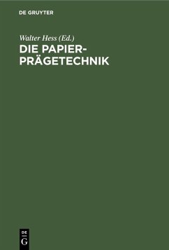 Cover Die Papier-Prägetechnik (eBook, PDF)