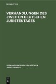 Verhandlungen des Zweiten Deutschen Juristentages (eBook, PDF)