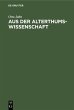 Aus der Alterthumswissenschaft (eBook,... - Bild 1