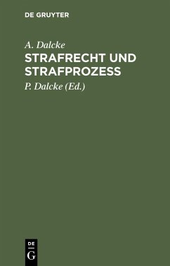 Cover Strafrecht und Strafprozess (eBook, PDF)