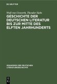 Geschichte der deutschen Literatur bis zur Mitte des elften Jahrhunderts (eBook, PDF)