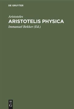 Aristotelis Physica (eBook, PDF) - Aristoteles