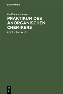 Cover Praktikum des anorganischen Chemikers (eBook, PDF)
