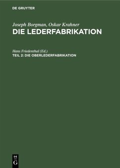 Cover Die Oberlederfabrikation (eBook, PDF)