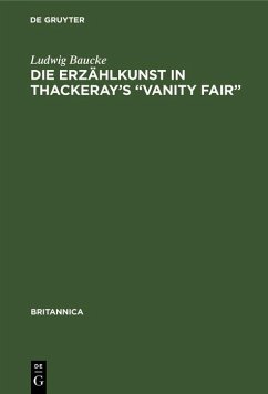 Cover Die Erzählkunst in Thackeray's 