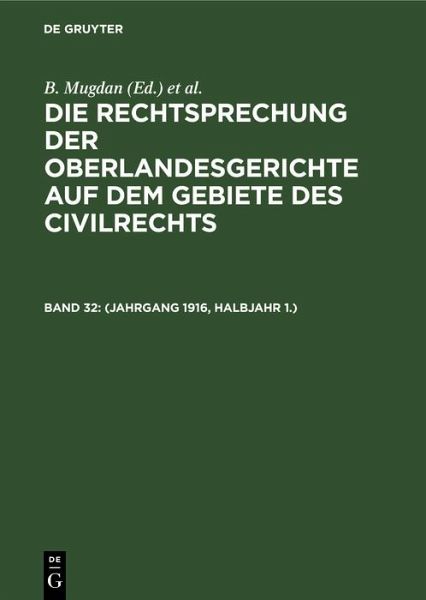 (Jahrgang 1916, Halbjahr 1.) (eBook, PDF) (Jahrgang 1916, Halbjahr 1.) (eBook, PDF)
