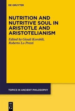 Cover Nutrition and Nutritive Soul in Aristotle and Aristotelianism (eBook, ePUB)